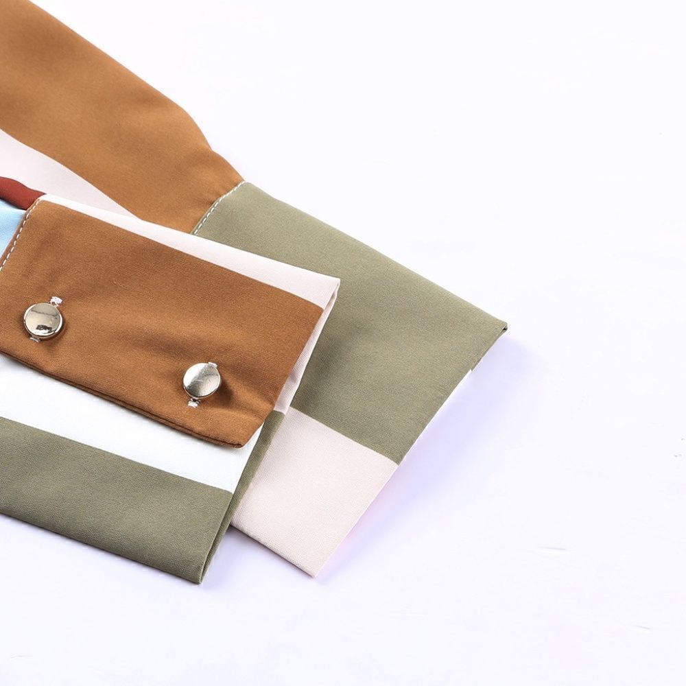 Oversized
Striped Color Block Button Down - Picture 7 of 7